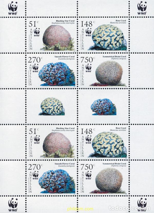 Sellos: 165810 MNH ANTILLAS HOLANDESAS 2005 CORALES