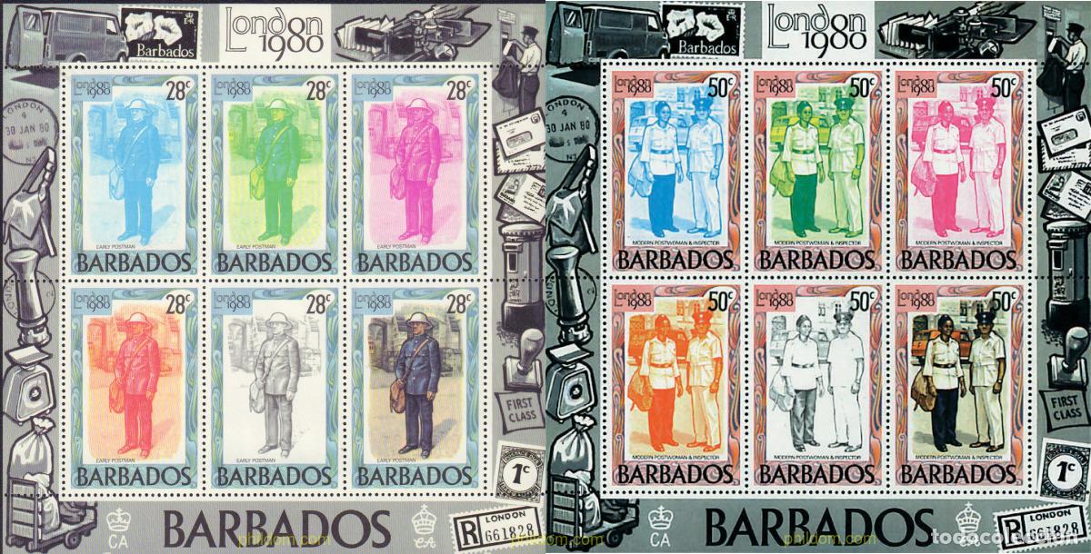 Sellos: 286670 MNH BARBADOS 1980 LONDON 80. EXPOSICION FILATELICA INTERNACIONAL