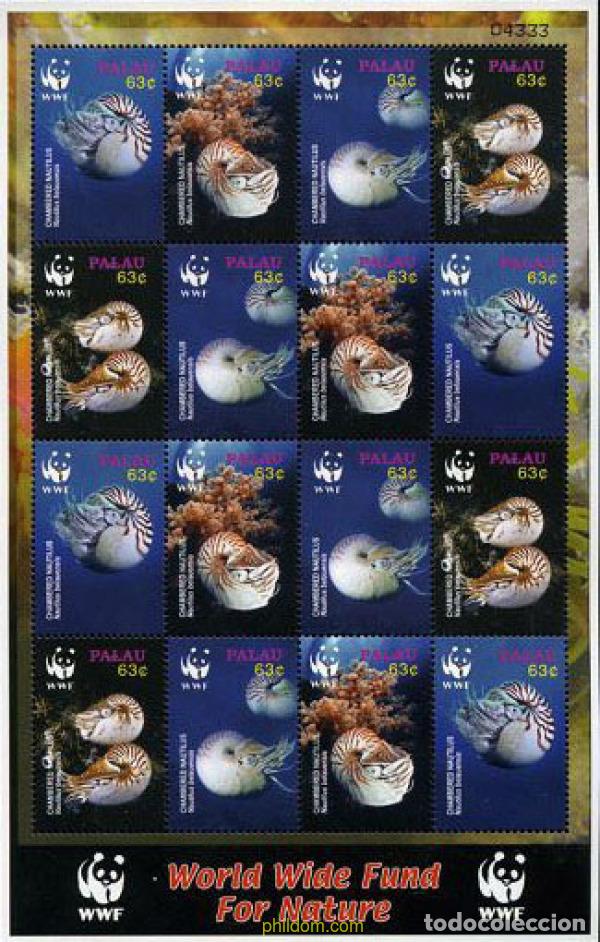 Sellos: 192177 MNH PALAU 2006 PROTECCION DE LA NATURALEZA. NAUTILUS BELAUENSIS