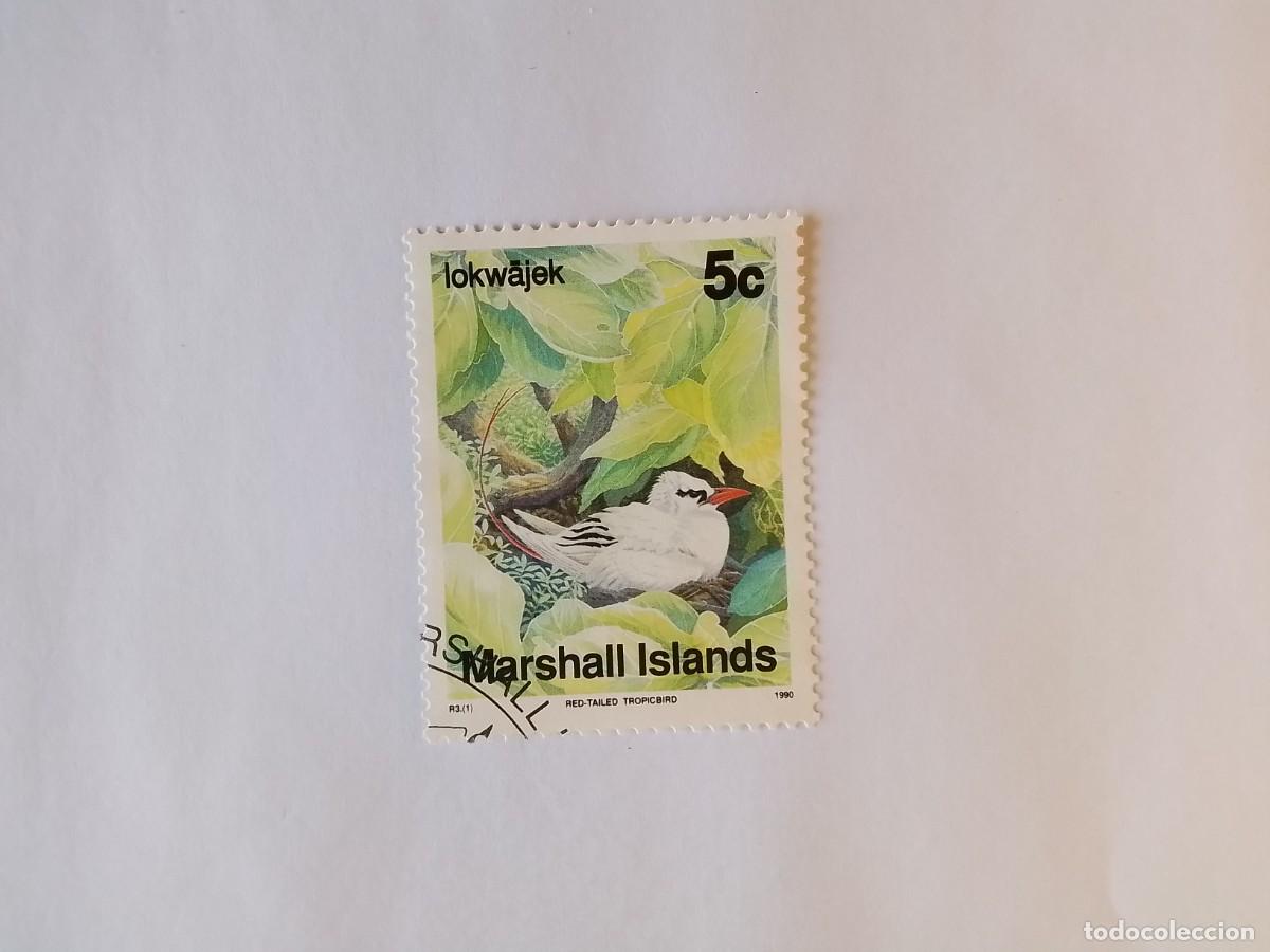 Sellos: A&Ntilde;O 1990 ISLAS MARSHALL SELLO USADO