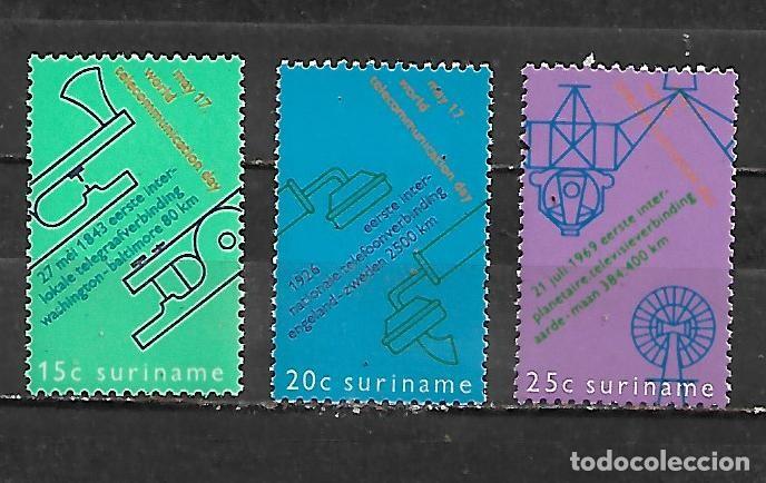 Sellos: 1971: SURINAME Serie &rdquo;D&iacute;a mundial de las telecomunicaciones&rdquo; (MNH**)