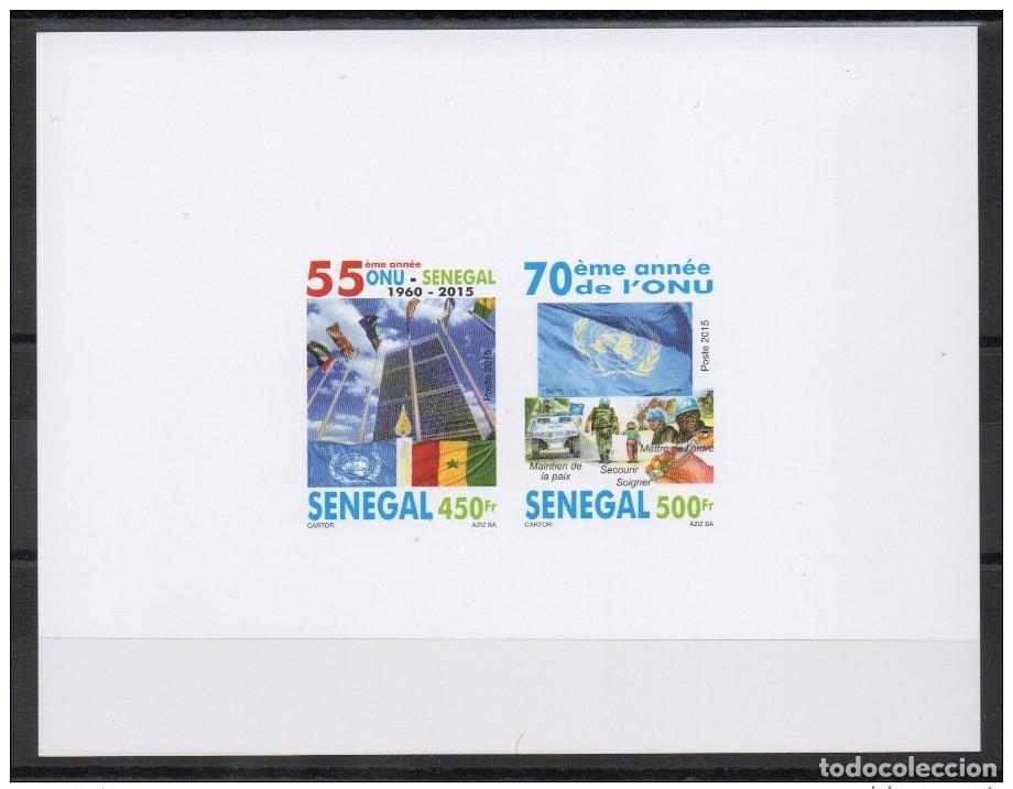 Sellos: Senegal 2015 Mi. 2227 - 2228 Evento de lujo ONU Naciones Unidas Cascos Medicina