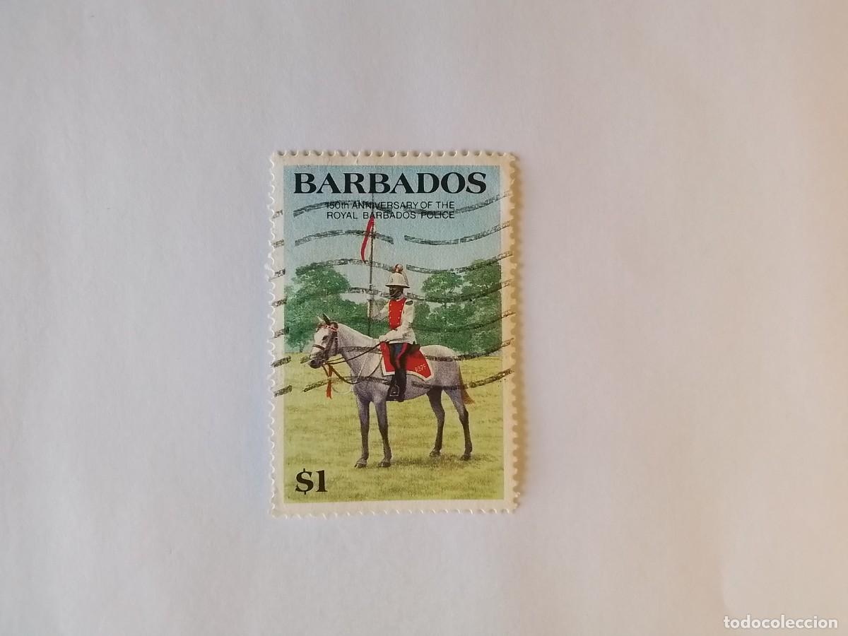 Sellos: A&Ntilde;O 1985 BARBADOS SELLO USADO
