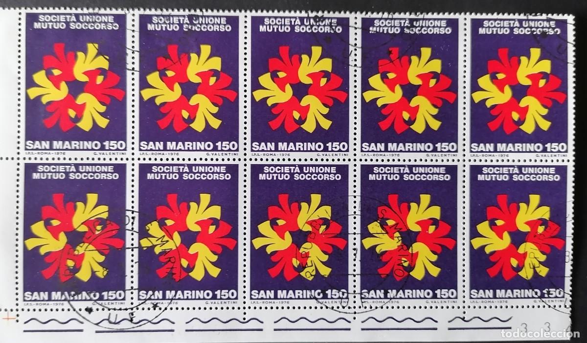 Sellos: SAN MARINO 1975 - ... DEL MUTUO SOCORRO .