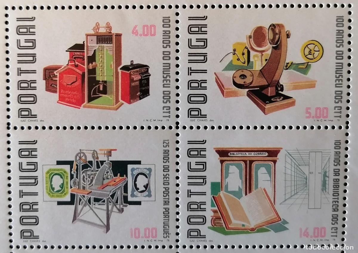 Sellos: PORTUGAL 1978 - MUSEO POSTAL .