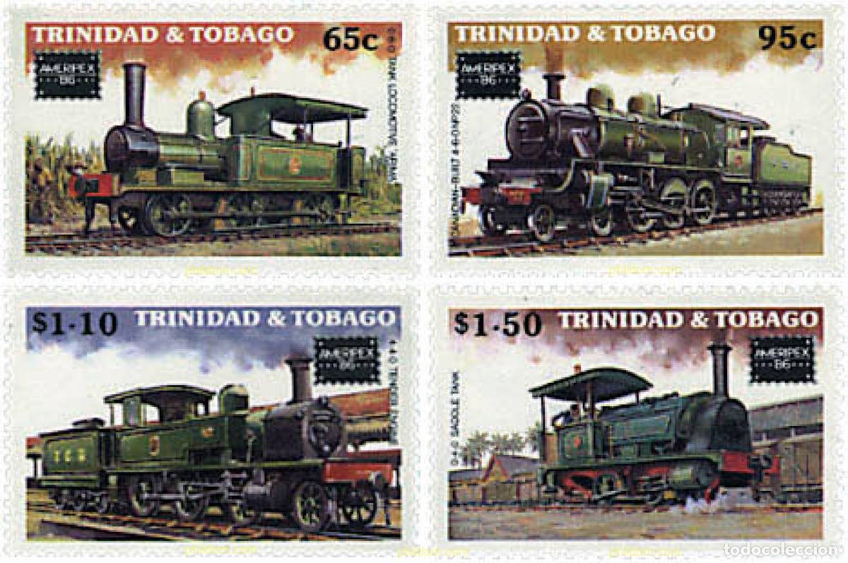 Sellos: 59295 MNH TRINIDAD Y TOBAGO 1986 AMERIPEX 86. EXPOSICION FILATELICA INTERNACIONAL