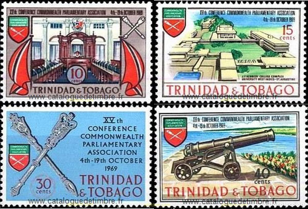 Sellos: 365965 MNH TRINIDAD Y TOBAGO 1969 15 CONFERENCIA INTERPARLAMENTARIA DE LA COMMONWEALT
