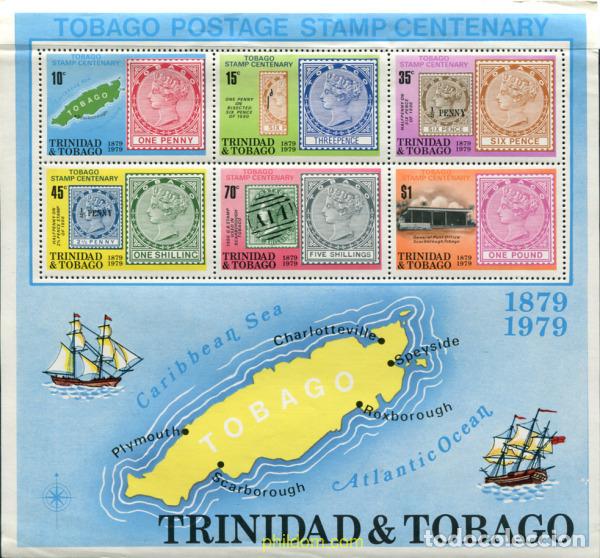 Sellos: 27032 MNH TRINIDAD Y TOBAGO 1979 CENTENARIO DEL PRIMER SELLO DE TOBAGO