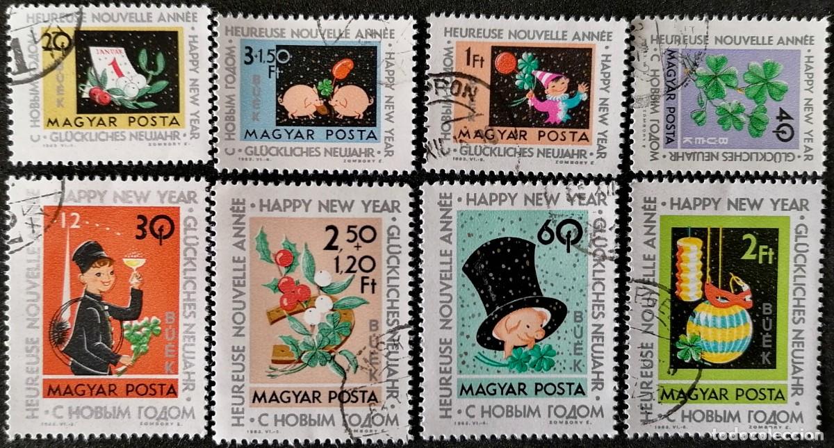 Sellos: HUNGRIA 1963 - A&Ntilde;O NUEVO .