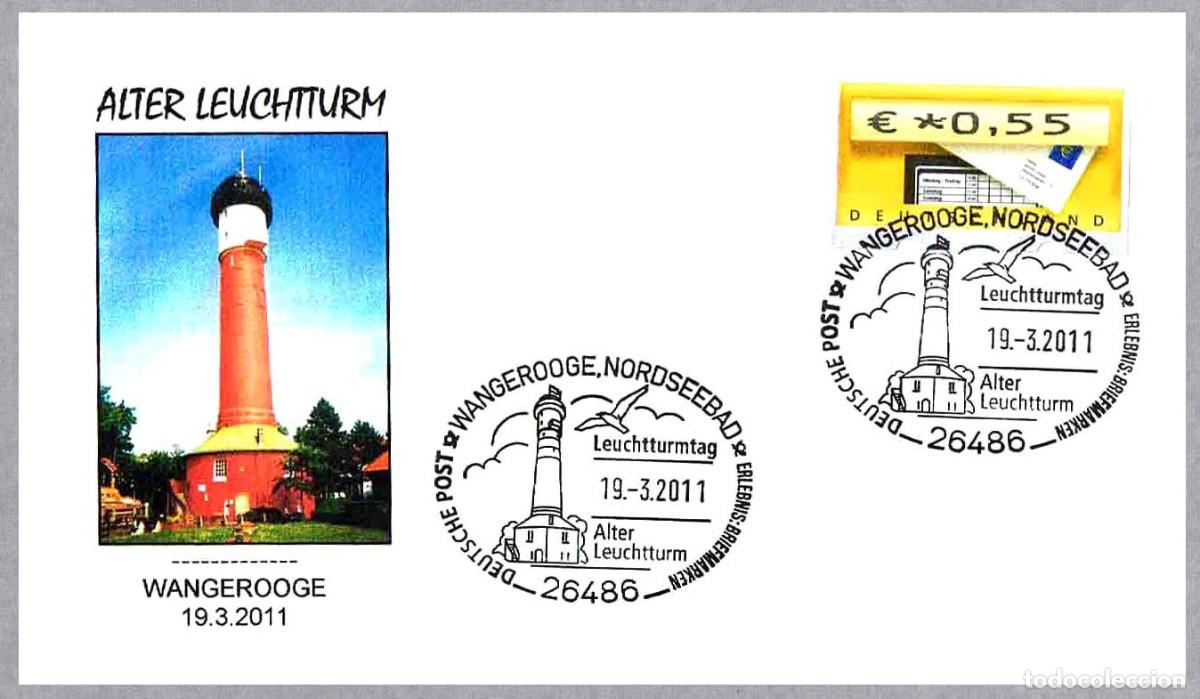 Sellos: Matasellos FAROS - ALTER LEUCHTTUEM. Wangerooge, Alemania, 2011