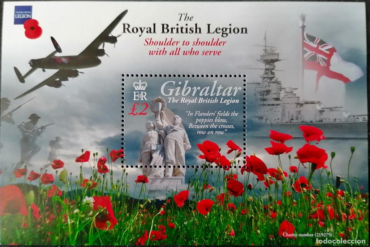 Sellos: GIBRALTAR 2011 - HB ANIVERSARIO / LEGI&Oacute;N .
