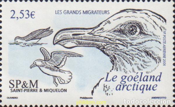 Sellos: 581912 MNH SAN PEDRO Y MIQUELON 2006 AVES MIGRATORIAS