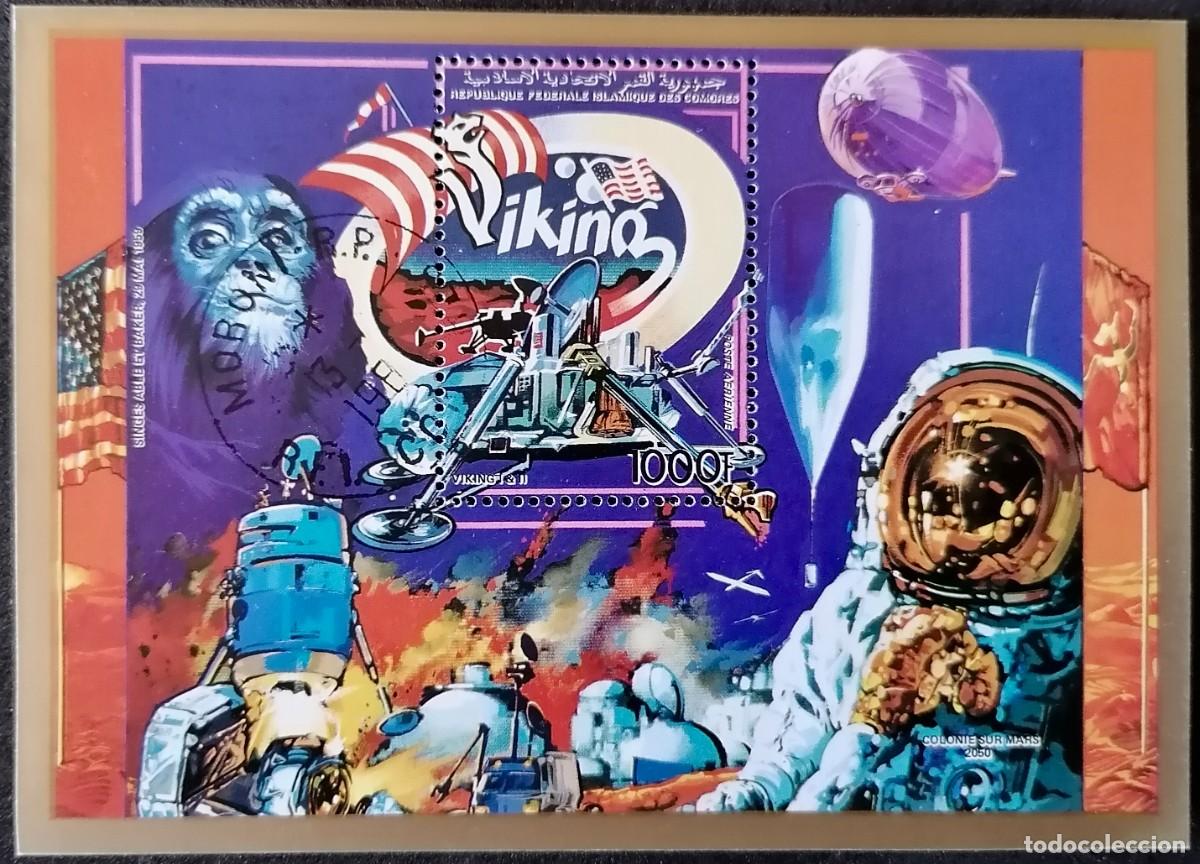 Sellos: COMORAS 1992 - HB SONDA VIKING 2 .-