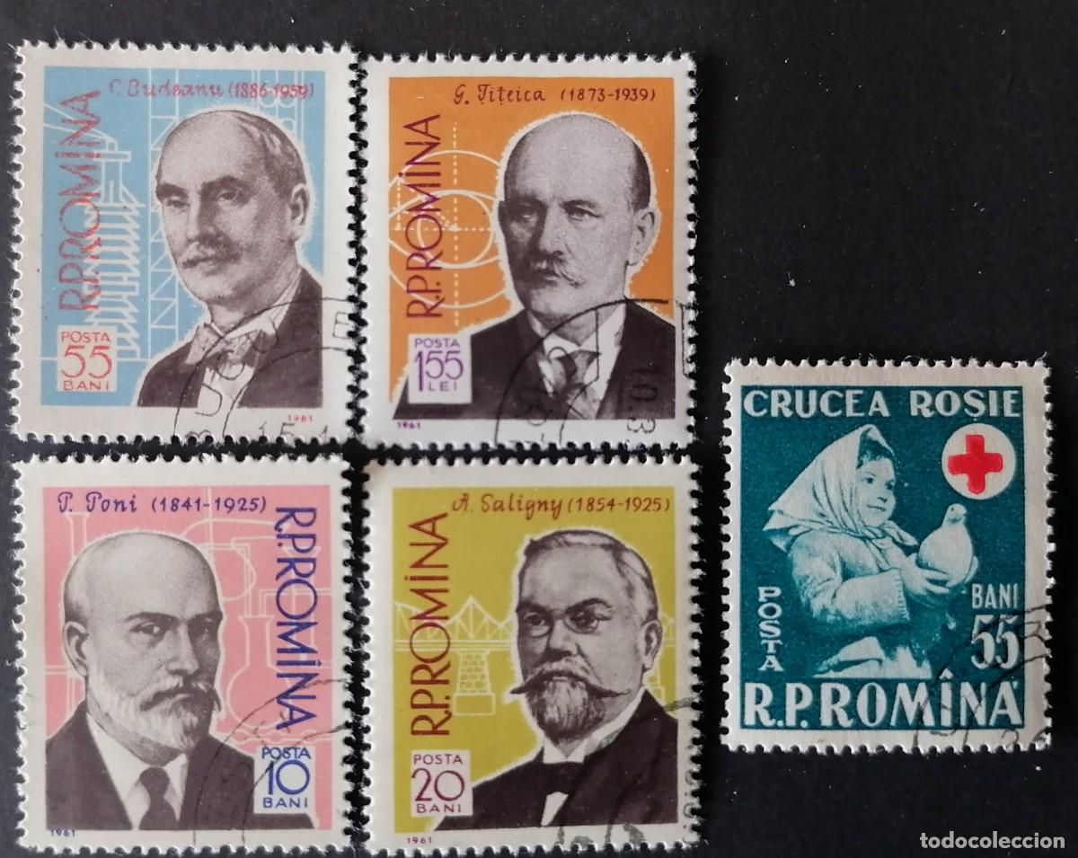 Sellos: RUMANIA 1957 / 61 - PERSONAJES .