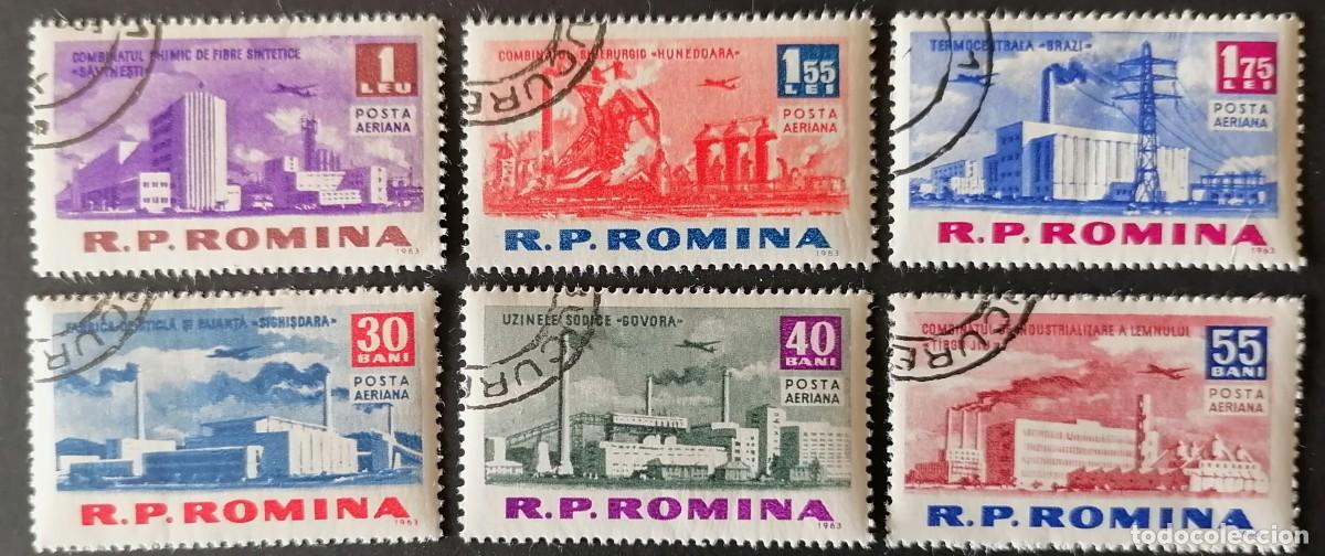Sellos: RUMANIA 1963 - ARQUITECTURA .
