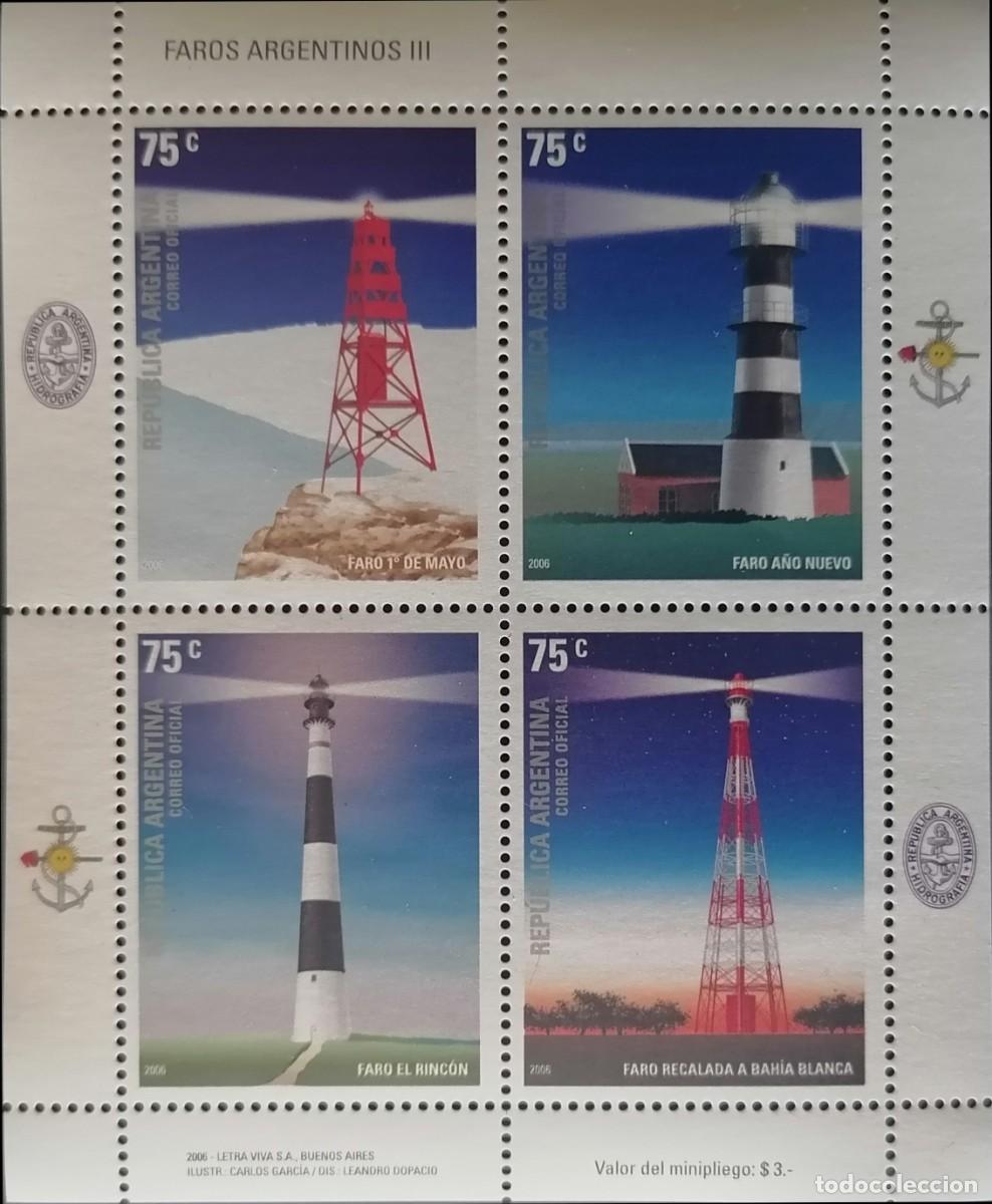 Sellos: ARGENTINA 2006 - HB FAROS .