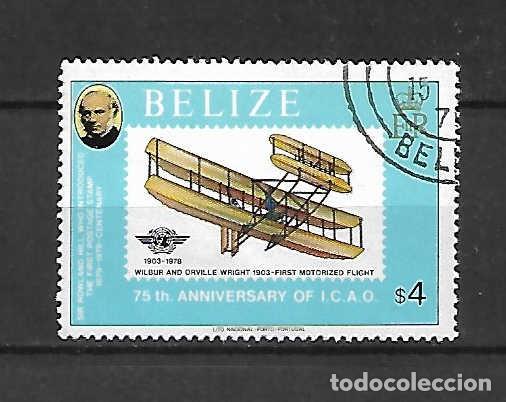 Sellos: 75&ordm; Anv&ordm; de la ICAO, en BELIZE, sello a&ntilde;o 1979