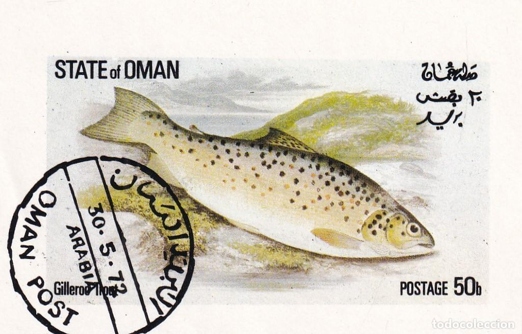 Timbres: HB sin dentar Oman 1972 - Peces / State of Oman - Trucha Gillaroo (Salmo stomachicus)