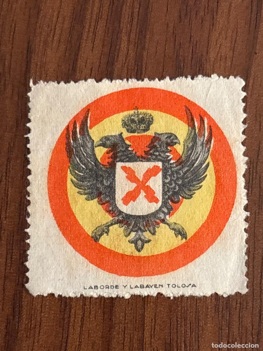 Sellos: ESPA&Ntilde;A GUERRA CIVIL 1936 &ndash; VI&Ntilde;ETA REQUET&Eacute; CARLISTA &ndash; LABORDE Y LABAYEN TOLOSA &ndash; RARA
