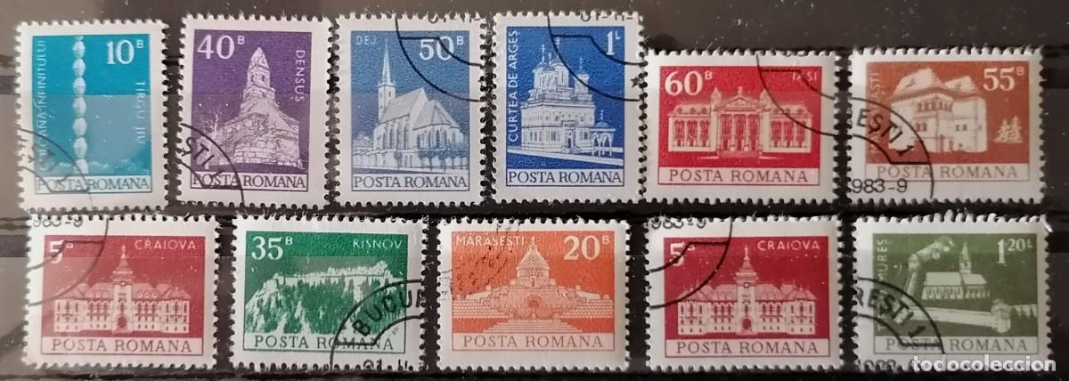 Sellos: RUMANIA 1973 - EDIFICIOS .