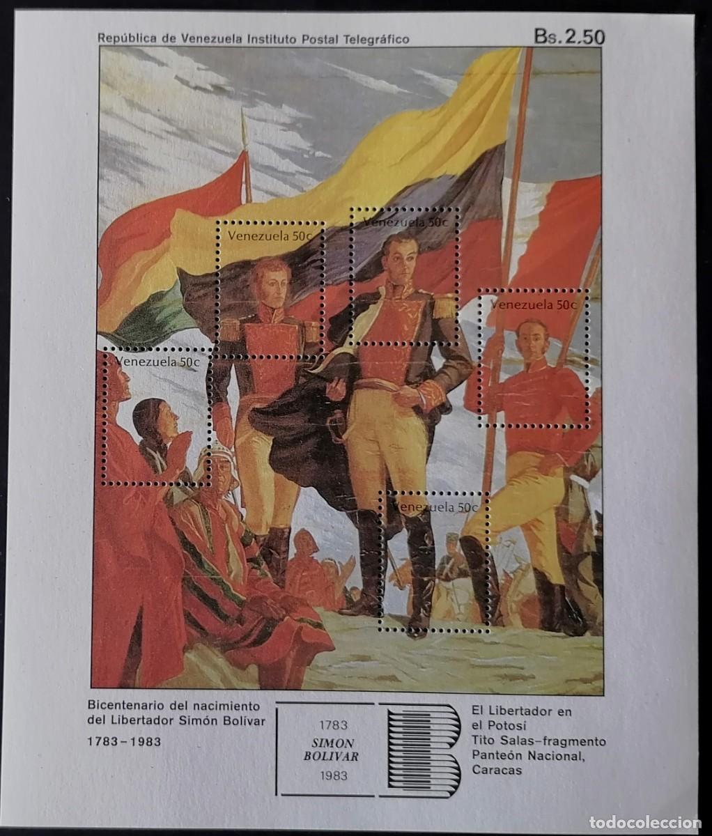 Sellos: VENEZUELA 1983 - HB SIM&Oacute;N BOLIVAR .