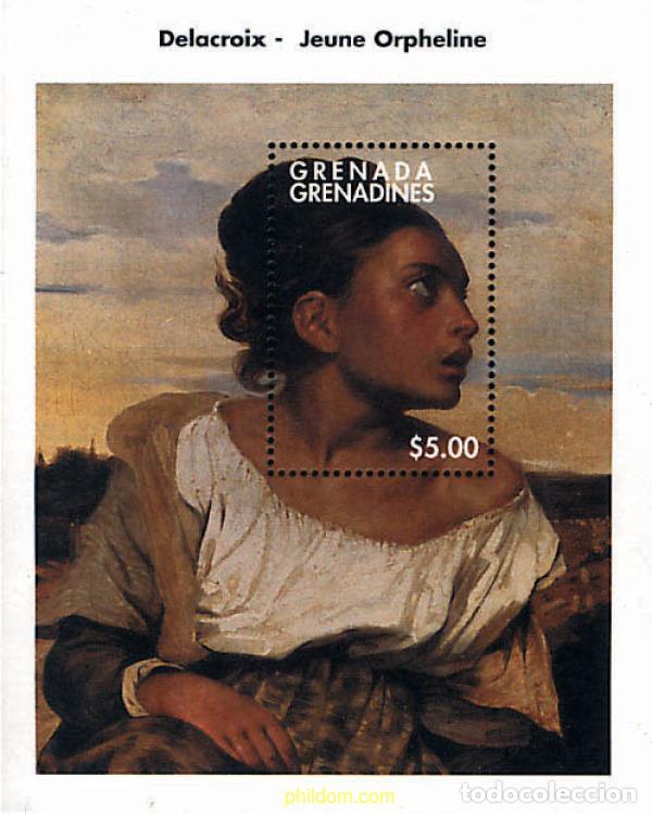 Sellos: 55168 MNH GRANADA GRANADINAS 1998 BICENTENARIO DEL NACIMIENTO DEL PINTOR EUGENE DELACROIX