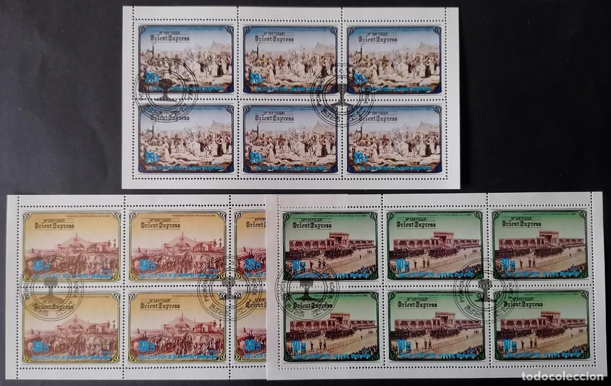 Sellos: COREA 1984 - 3 HB ORIENT EXPRESS .