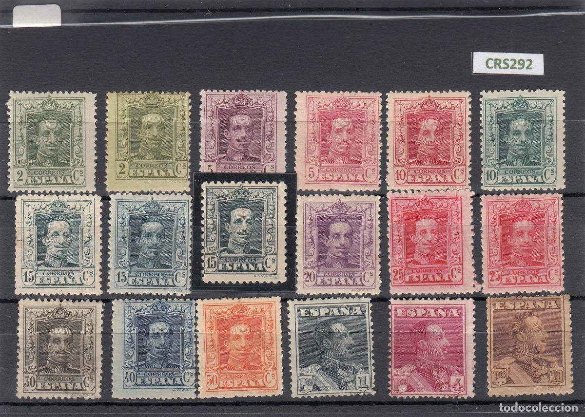 Sellos: CRS0342 SELLOS ESPA&Ntilde;A N&ordm; CAT 310-317A XX-X 4 Y 10 PTAS CON CHARNELA