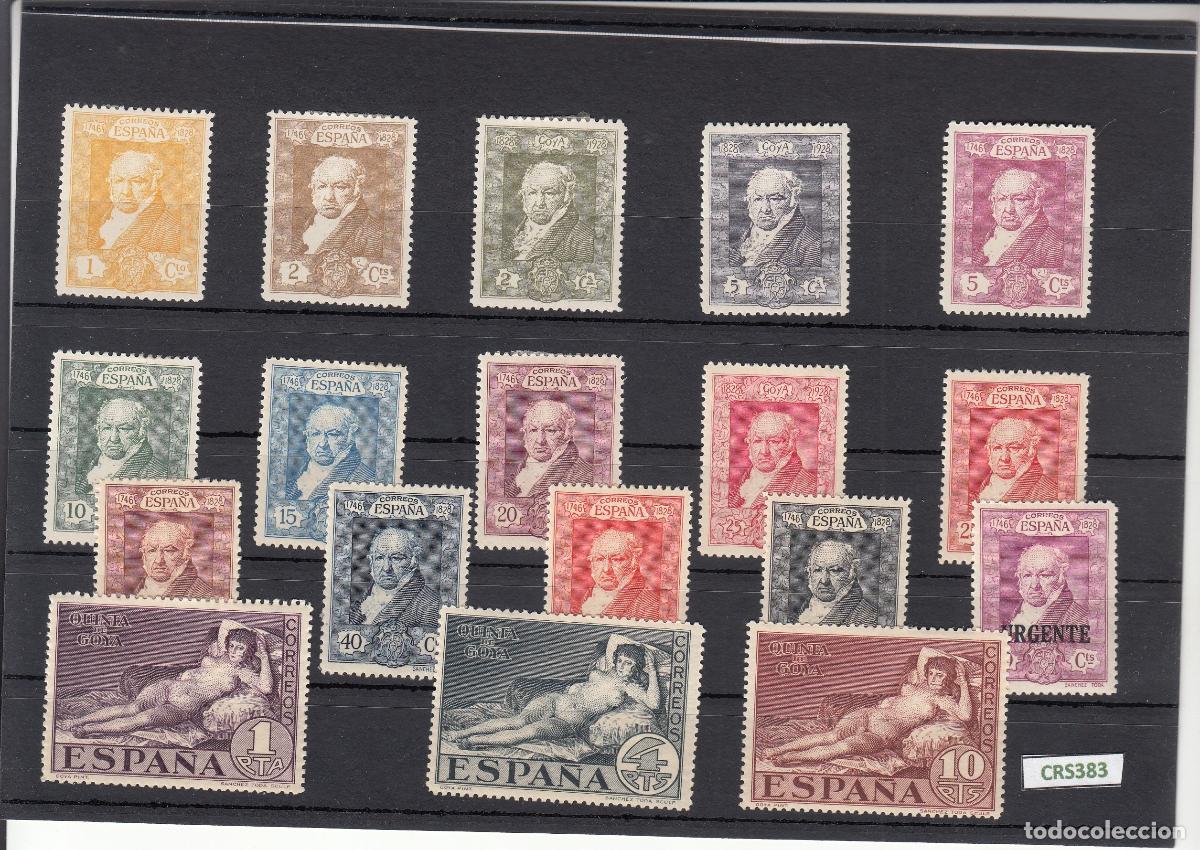 Francobolli: CRS0383 SELLOS ESPA&Ntilde;A N&ordm; CAT 499-516 X