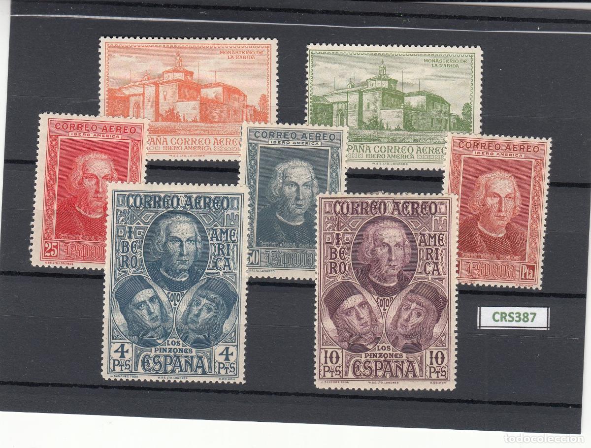 Francobolli: CRS0387 SELLOS ESPA&Ntilde;A N&ordm; CAT 559-65 X EL 4 PTAS DESCARNADO