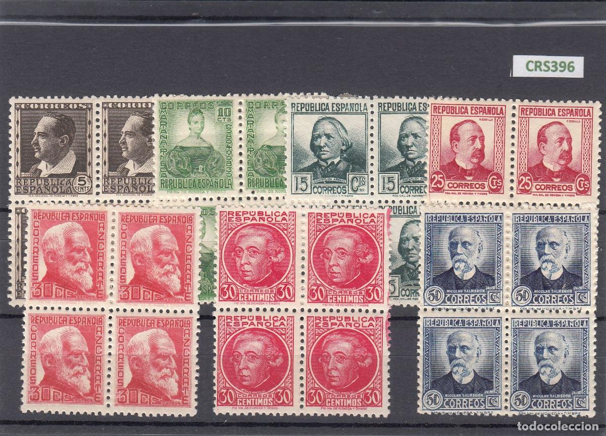 Francobolli: CRS0396 SELLOS ESPA&Ntilde;A N&ordm; CAT 681-88 XX-X BLOQUES DE 4