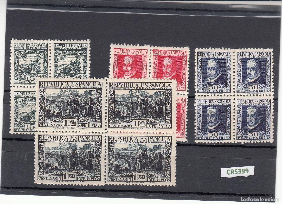 Francobolli: CRS0399 SELLOS ESPA&Ntilde;A N&ordm; CAT 690-93 XX-X BLOQUES DE 4