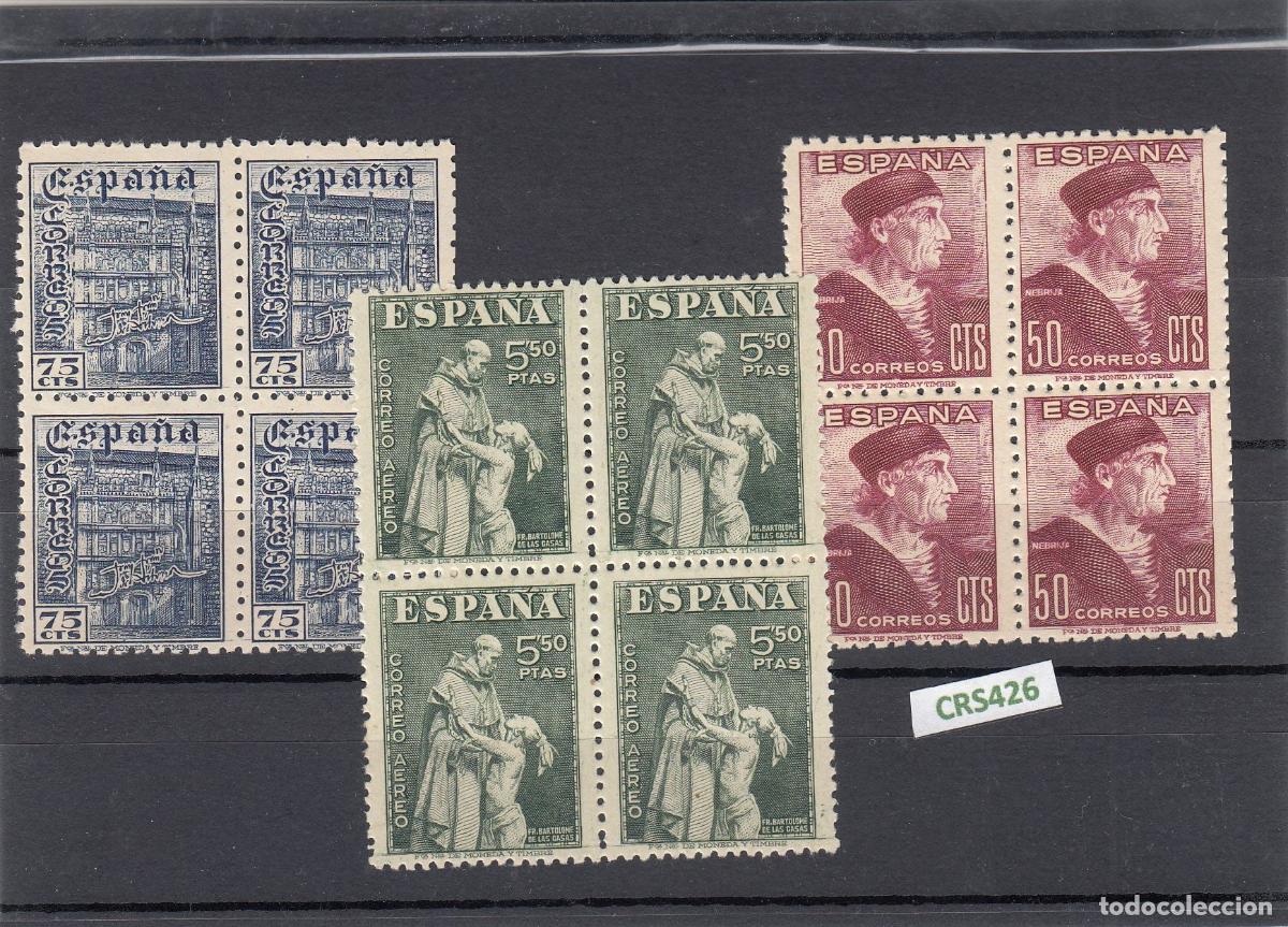 Francobolli: CRS0426 SELLOS ESPA&Ntilde;A N&ordm; CAT 1002-4 XX-X BLOQUE DE 4