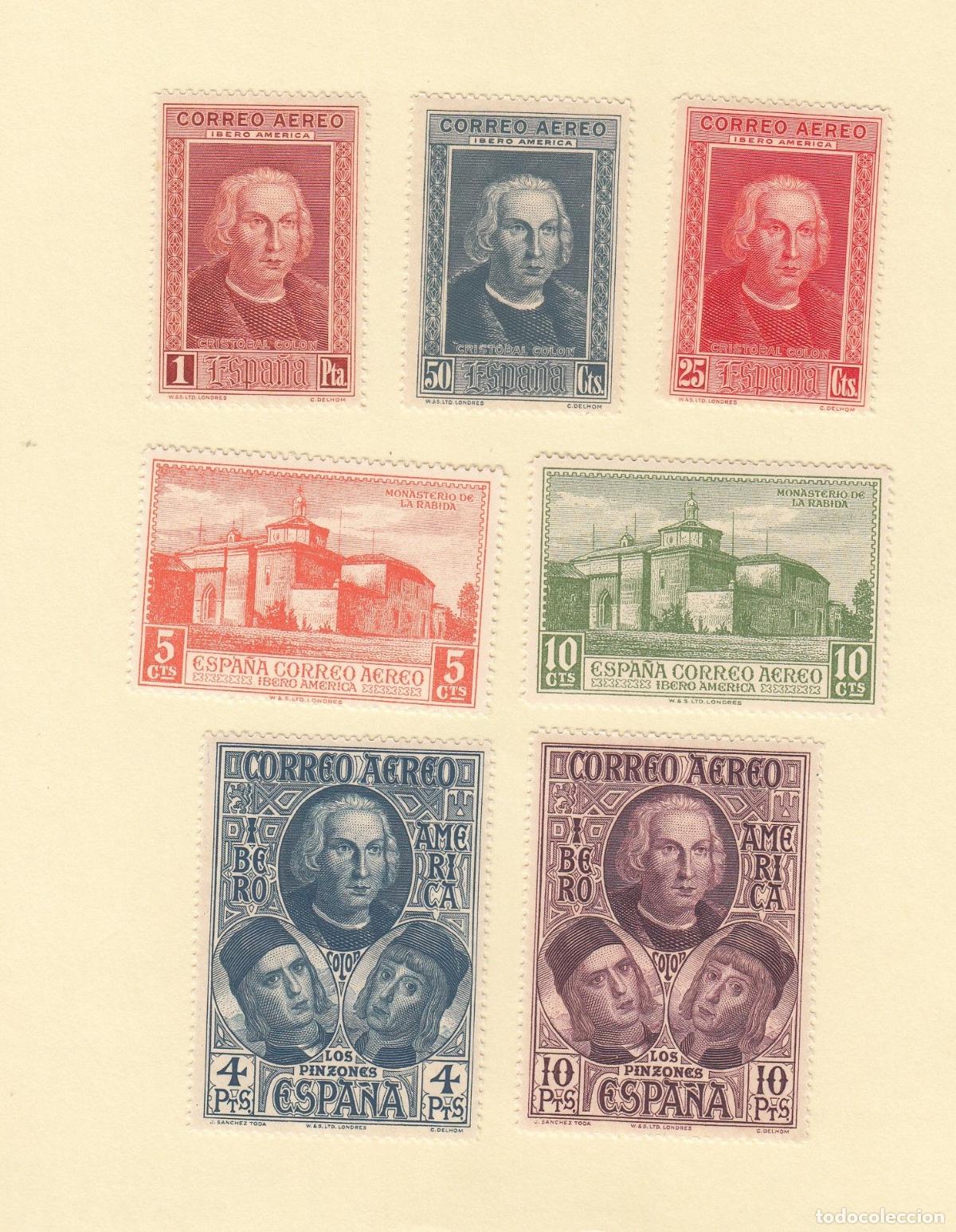Stamps: CRS0507 SELLOS ESPA&Ntilde;A N&ordm; CAT 559-65 XX