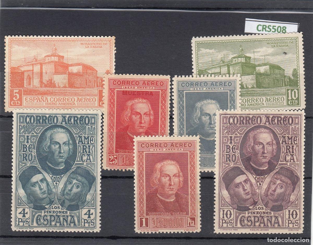 Stamps: CRS0508 SELLOS ESPA&Ntilde;A N&ordm; CAT 559-65 X