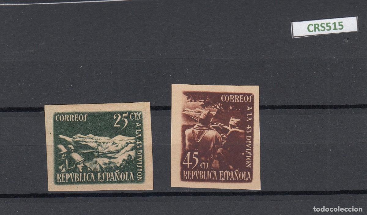 Timbres: CRS0515 SELLOS ESPA&Ntilde;A N&ordm; CAT 787A-8A X GOMA NORMAL DE LA EMISION