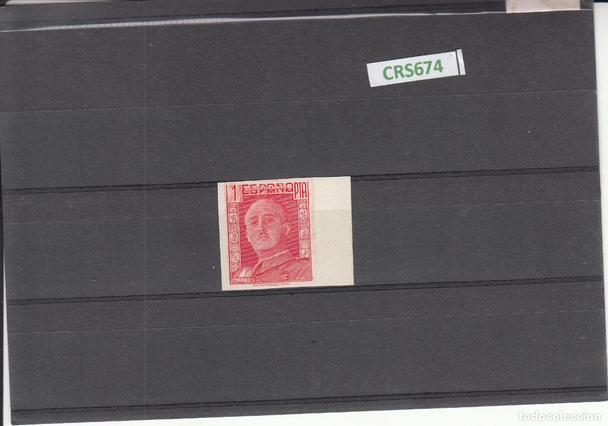 Selos: CRS0674 SELLO ESPA&Ntilde;A N&ordm; CAT NE 1001 FN XX SIN DENTAR CON BORDE DE HOJA