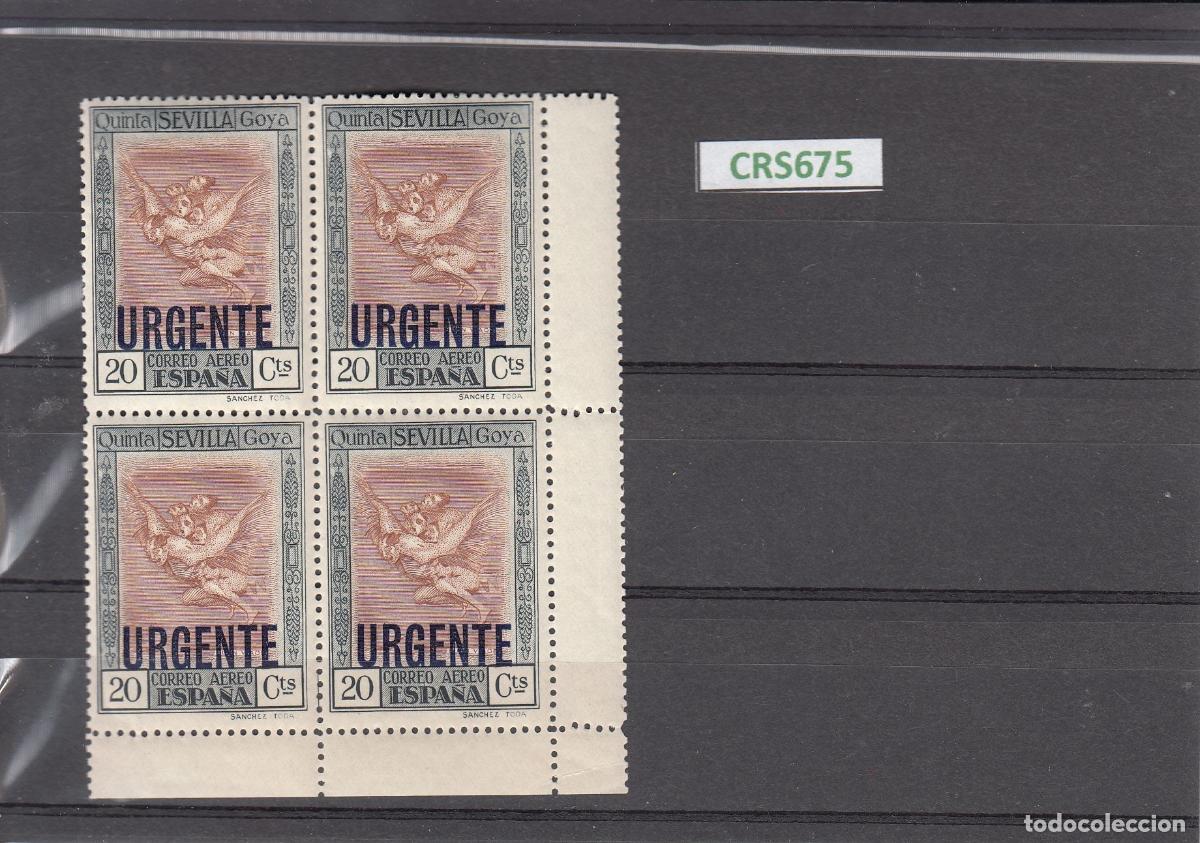 Selos: CRS0675 SELLOS ESPA&Ntilde;A N&ordm; CAT 530 hcc BLOQUE DE 4 XX SIN CHARNELA