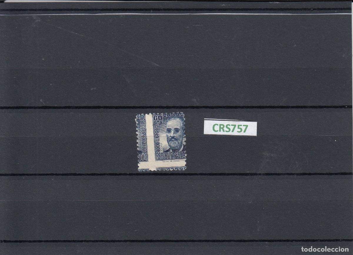 Timbres: CRS0757 SELLO ESPA&Ntilde;A N&ordm; CAT 739 dx X CON CHARNELA