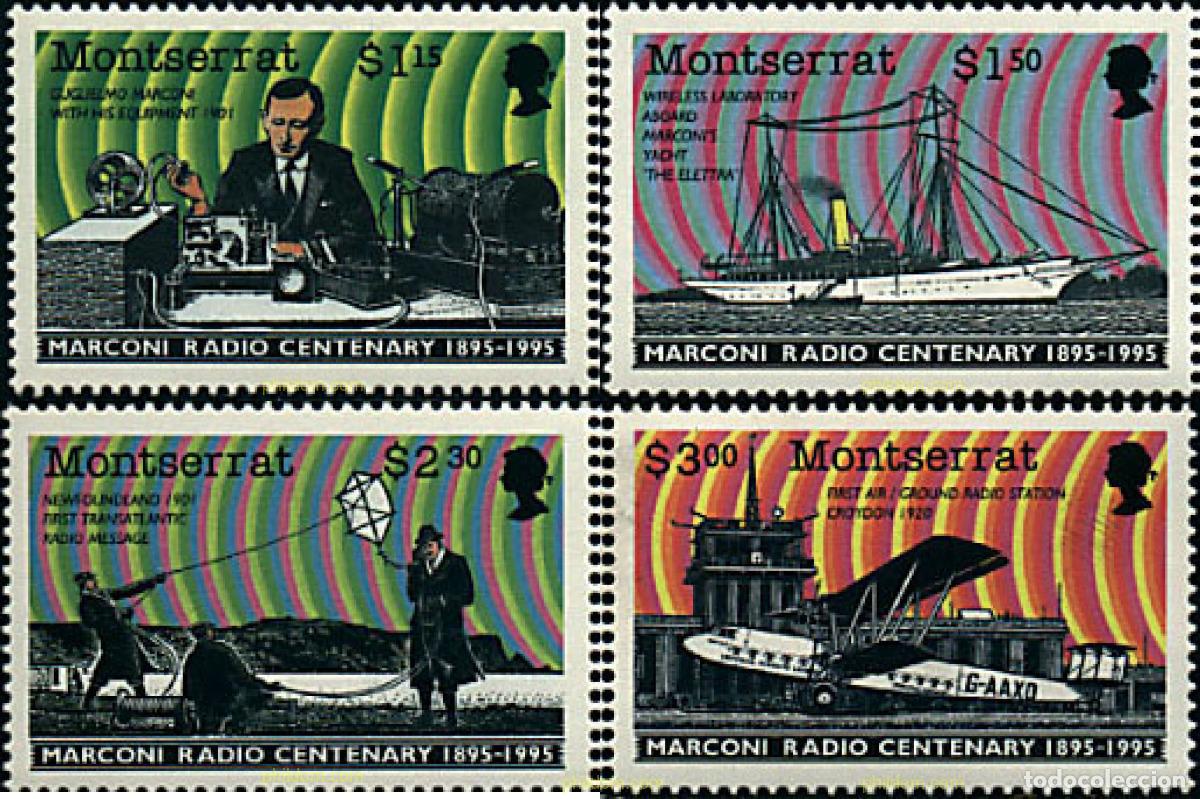 Sellos: 34609 MNH MONTSERRAT 1996 CENTENARIO DE LA RADIO