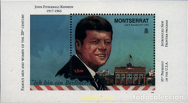 Sellos: 93755 MNH MONTSERRAT 1998 PERSONALIDADES DEL SIGLO XX