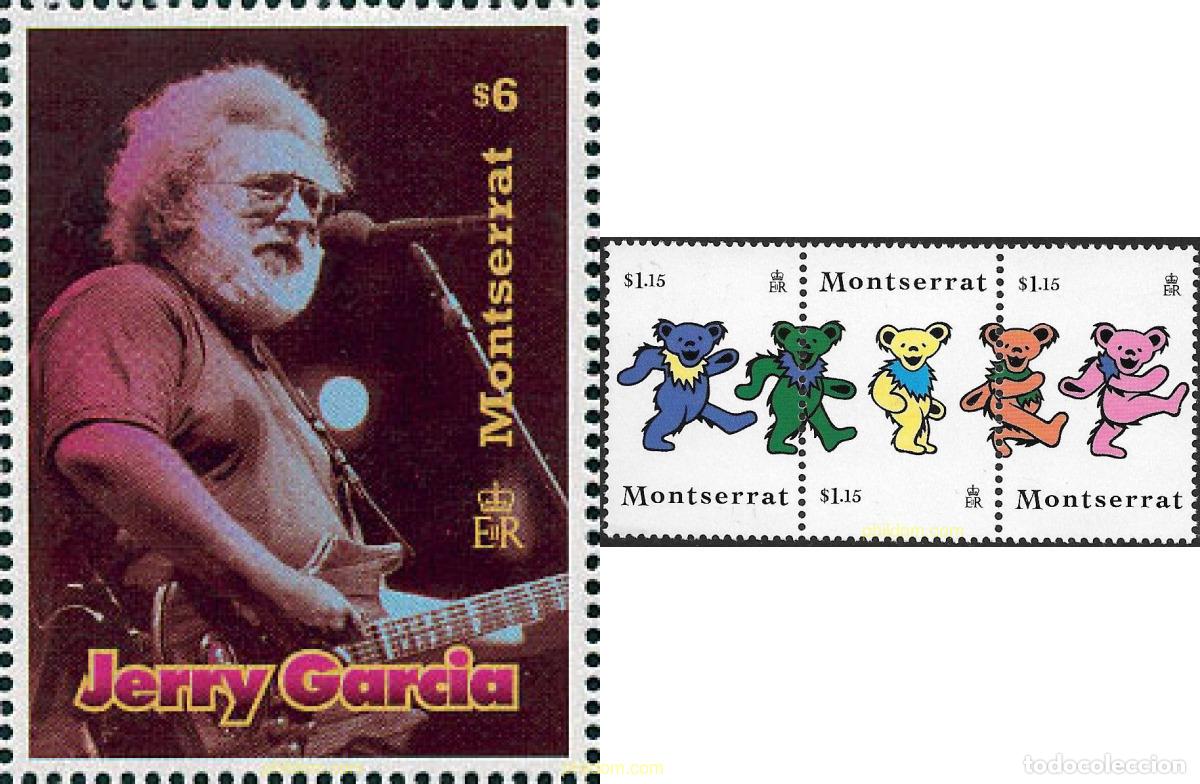 Sellos: 655804 MNH MONTSERRAT 1996 JERRY GARCIA