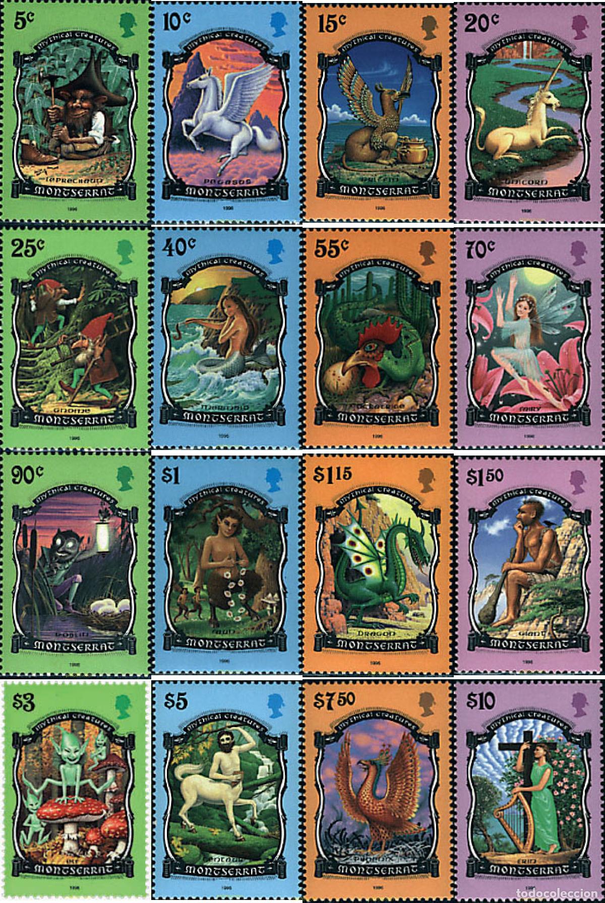 Sellos: 95238 MNH MONTSERRAT 1996 MITOLOGIA