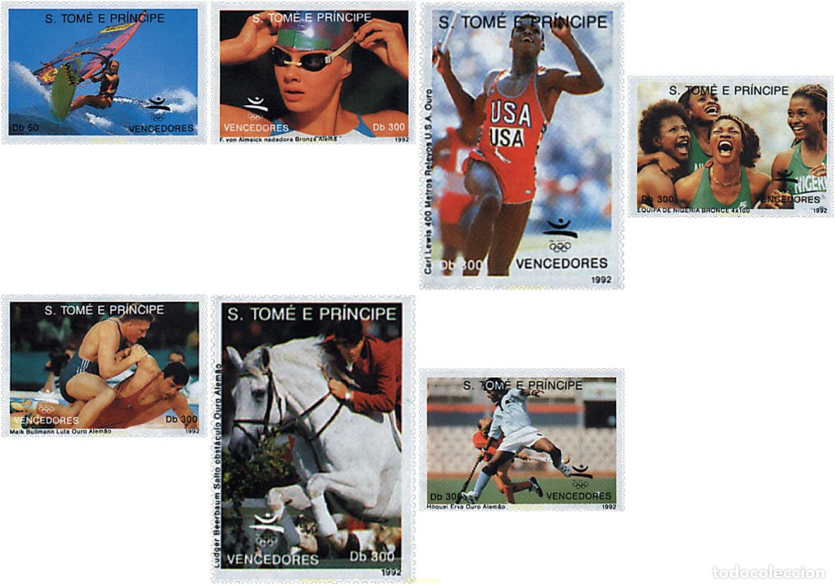 Sellos: 361142 MNH SANTO TOME Y PRINCIPE 1992 25 JUEGOS OLIMPICOS VERANO BARCELONA 1992