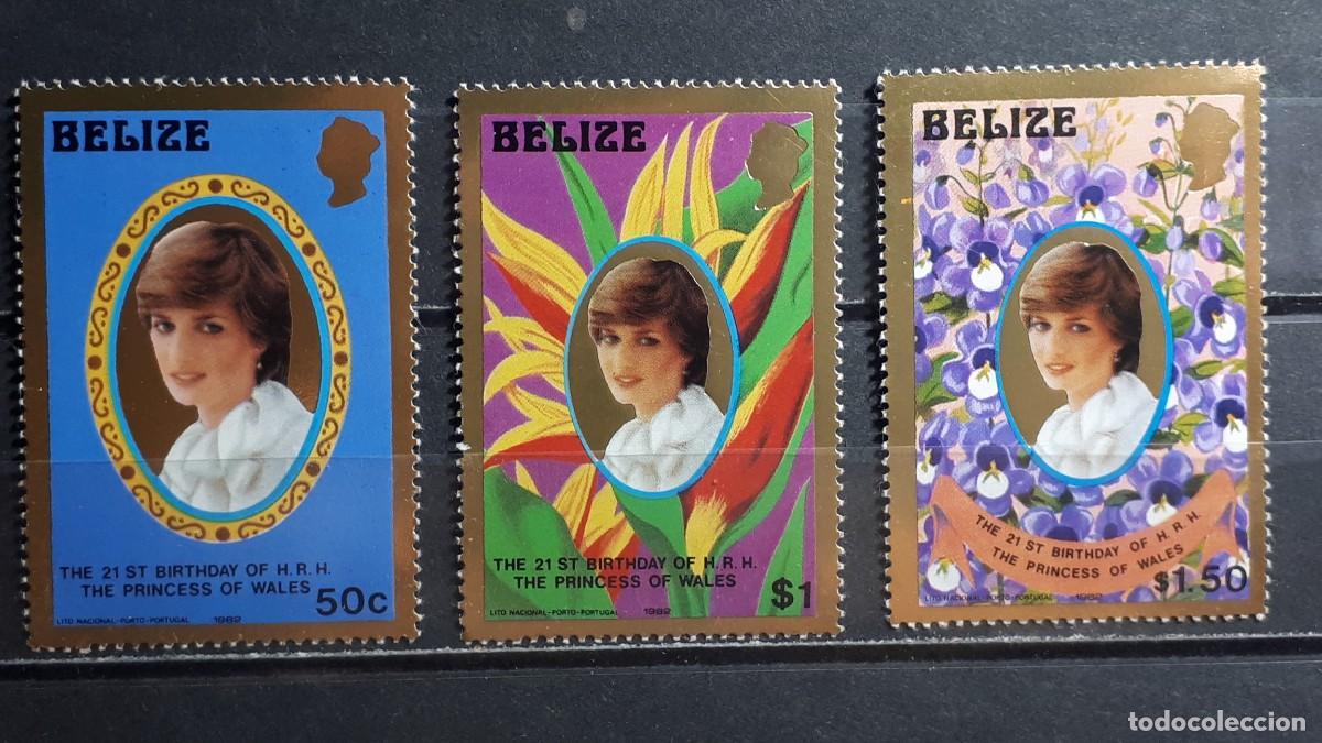 Sellos: BELIZE. A&Ntilde;O 1982. **. YVERT 600/2