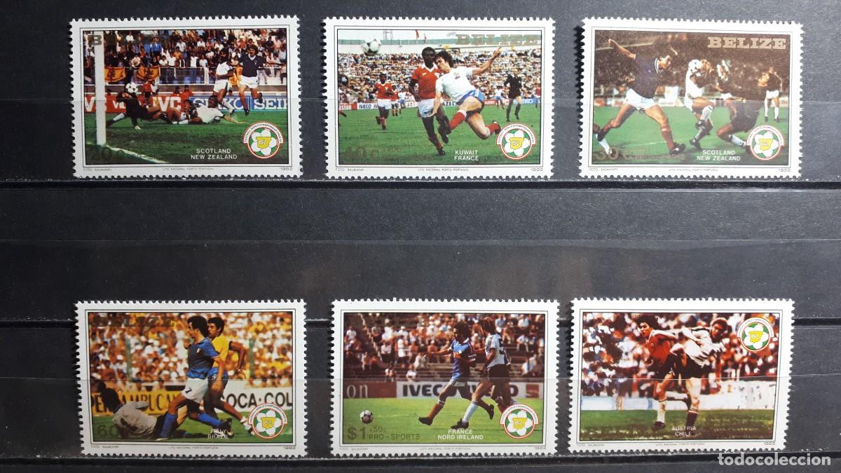 Sellos: BELIZE. DEPORTES. A&Ntilde;O 1982. **. YVERT 624/9