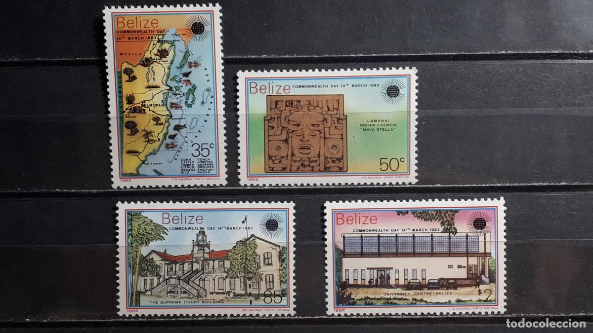 Sellos: BELIZE. A&Ntilde;O 1983. **. YVERT 631/4