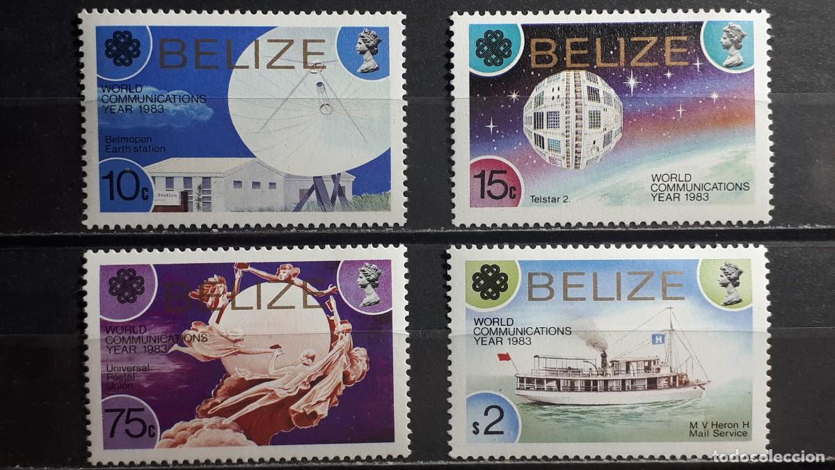 Sellos: BELIZE. A&Ntilde;O 1983. **. YVERT 646/9