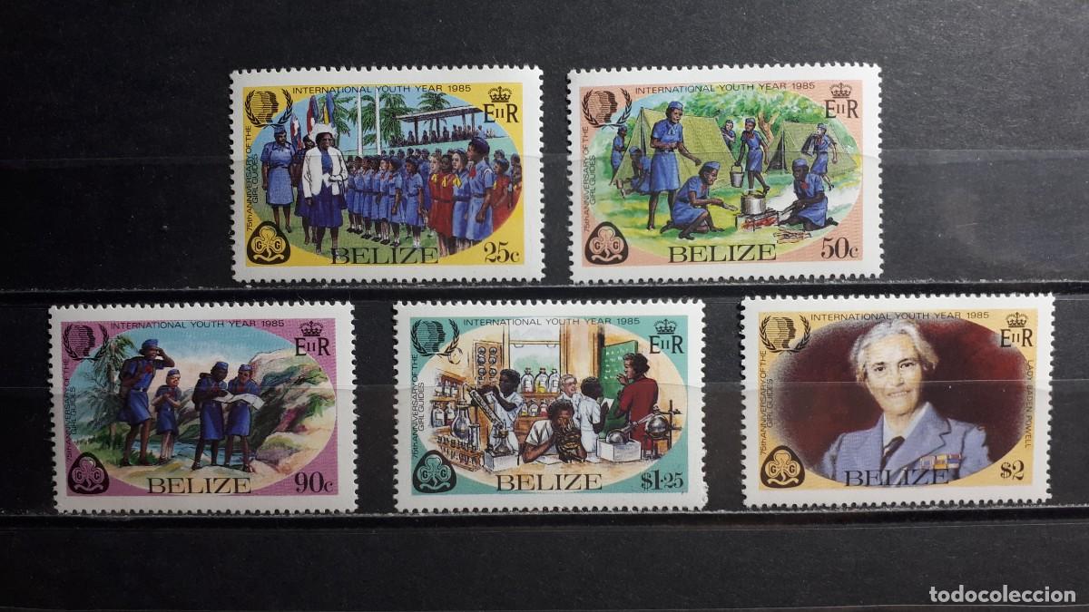 Sellos: BELIZE. A&Ntilde;O 1985. **. YVERT 700/4.