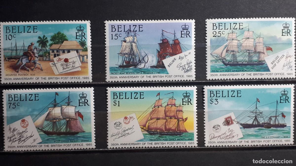 Sellos: BELIZE. A&Ntilde;O 1985. **. YVERT 715/20